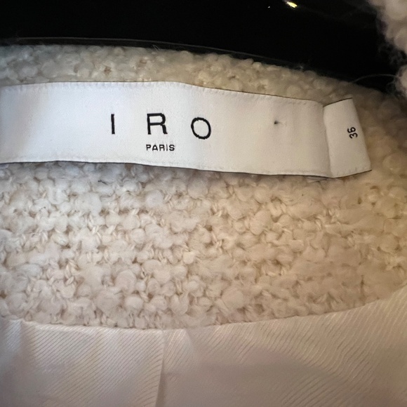 Iro Boucle Cream coat - Picture 2 of 4